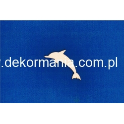 SKLEJKA #3mm Delfin 10x4cm , delfinek 10x4cm / morskie, zwierzęta  " ryba "